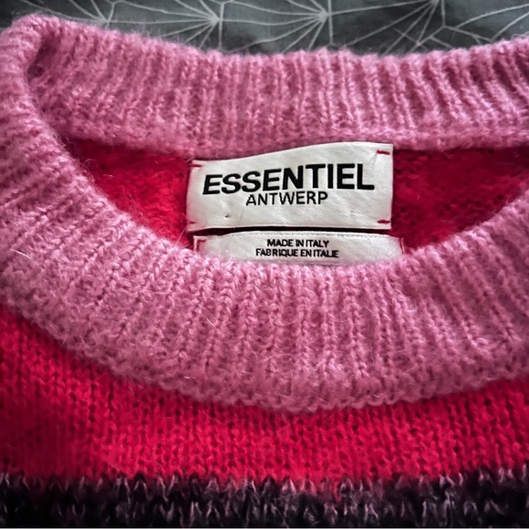 Essentiel Antwerp Striped Mohair Sweater size Small - Picture 5 of 6
